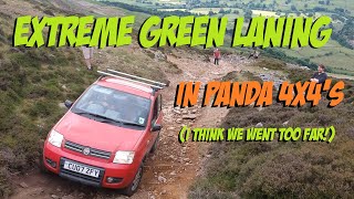 Extreme lanes in the Yorkshire Dales!  Panda 4x4's pushed past the limit!  Dales meet 2021, Day 2