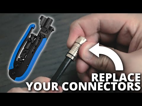How to add Compression Connectors to Wire.