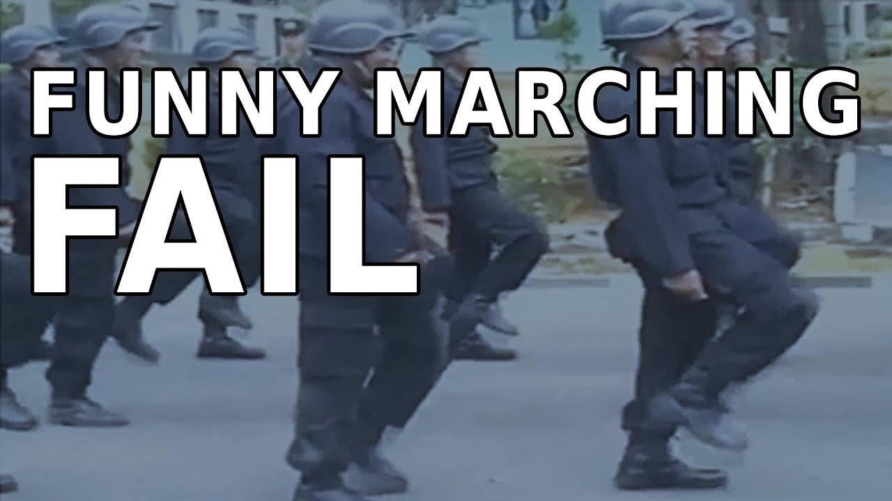 Funny Marching Fail Training YouTube
