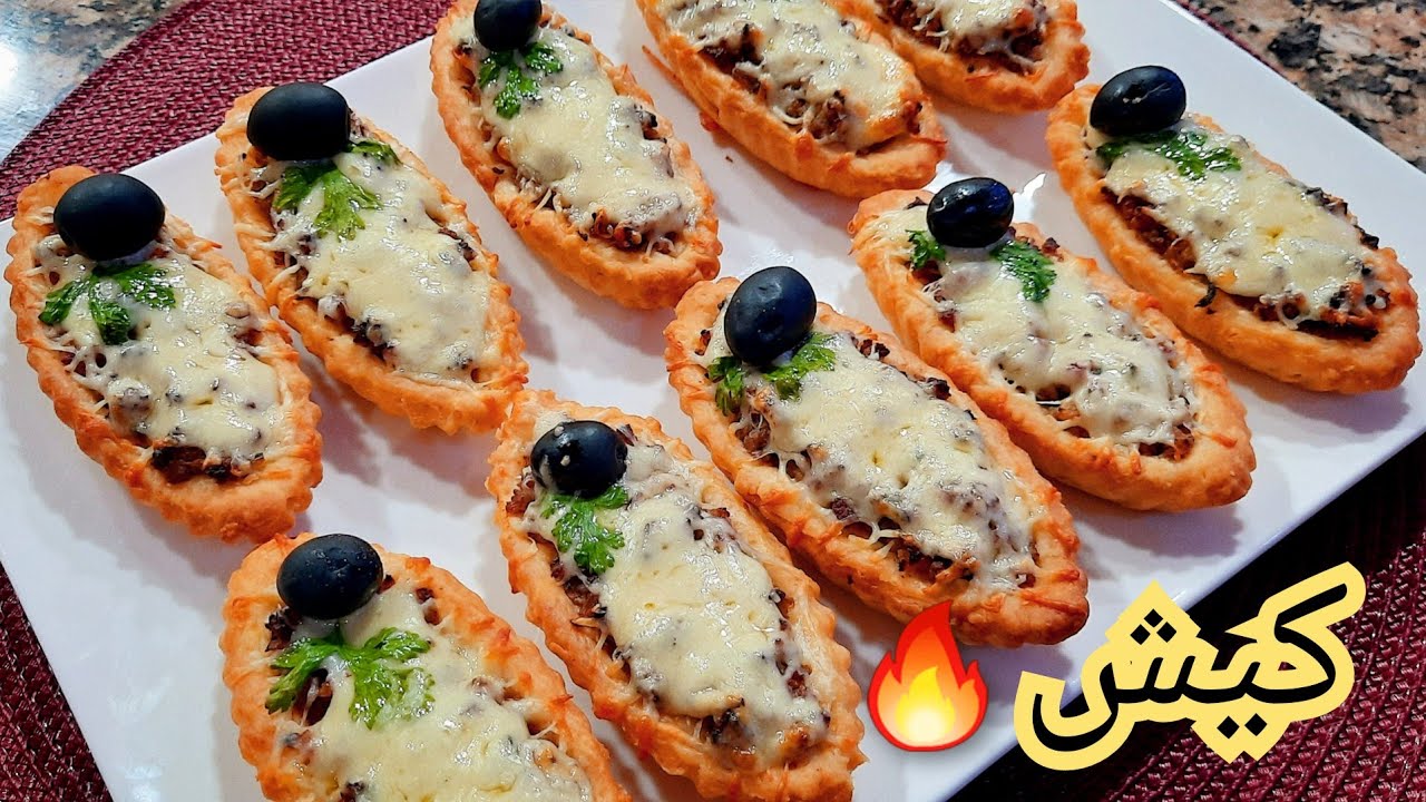 لازم تجربيهاااا 😱 كيش واااعر بعجينة سهلة التحضير💯 بدون دلك👌 خفيفة و حشو بزاف بزاف بنين😋