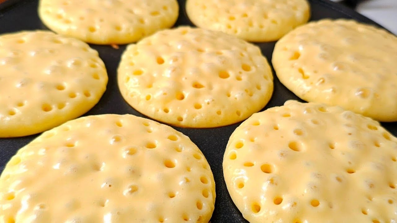 fırınsız !makinesiz! Sadece 2 yumurta ile❗️SÜNGER GİBİ YUMUŞACIK PANKEK ✅