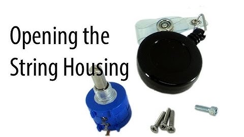 String Potentiometer, Opening the String Housing