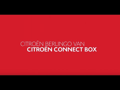 Citroën Berlingo Van - Citroën Connect Box