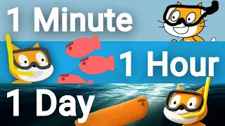 Making a Scratch Game in 1 Minute vs. 1 Hour vs. 1 Day screenshot 2
