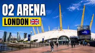 O2 Arena London Walking Tour 🇬🇧 | The O2 Greenwich Peninsula | London 4K Walk