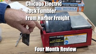 Harbor Freight Rock Tumbler 4 Months Later || Beginner's Tumbling Review