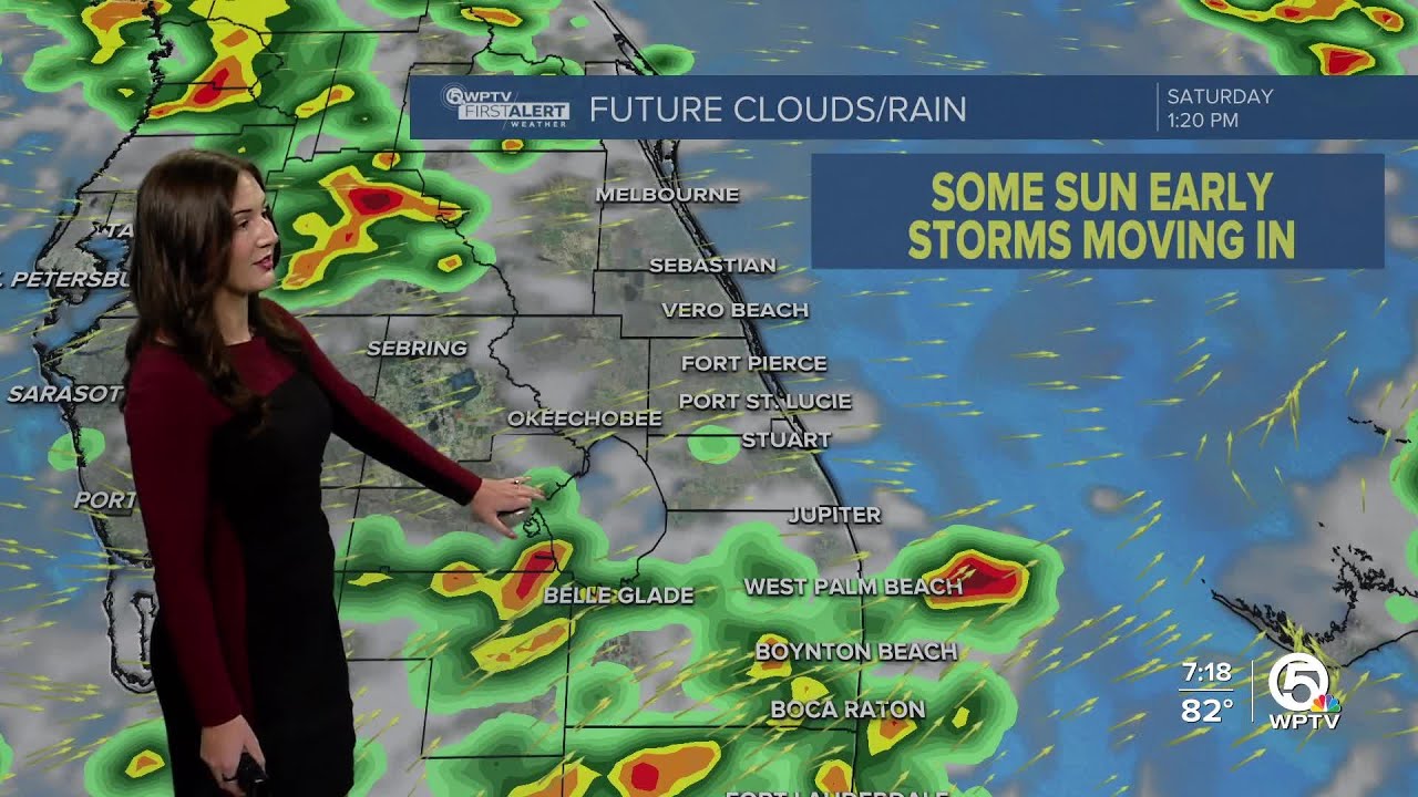 WPTV First Alert Weather Forecast for Evening of Friday, Aug. 22, 2025