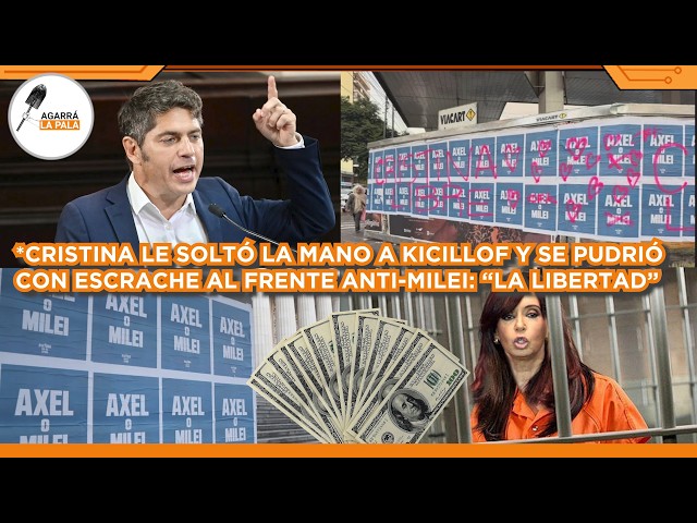 CRISTINA LE SOLTÓ LA MANO AL INÚTIL DE KICILLOF Y SE PUDRIÓ TODO EN FRENTE ANTI-MILEI: "LIBERARLA"