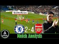 Chelsea 2-4 Arsenal Match Analysis |How Arsenal beat Chelsea|
