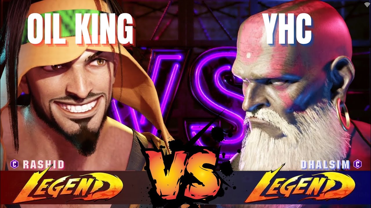 SF6 OIL KING (Rashid) VS YHC (Dhalsim) STREET FIGHTER 6 Ranked Matches YouTube