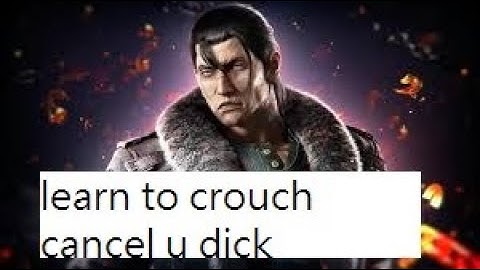 learn to crouch cancel with dragunov
