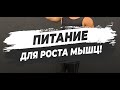 🔥 ПИТАНИЕ ДЛЯ РОСТА МЫШЦ!