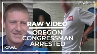 Police body camera footage shows arrest of Oregon State Rep. James Hieb | Raw video
