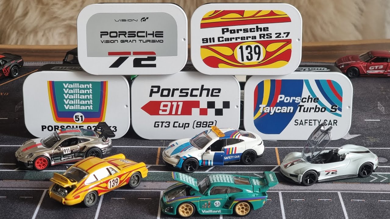 Majorette Porsche Edition Deluxe set 2023 #diecast #porsche 