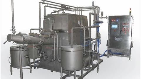 Continuous butter making machine