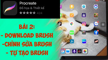 Bài 2 - Tất tần tật về brush trong procreate| download|edit|how to make brush for beginer