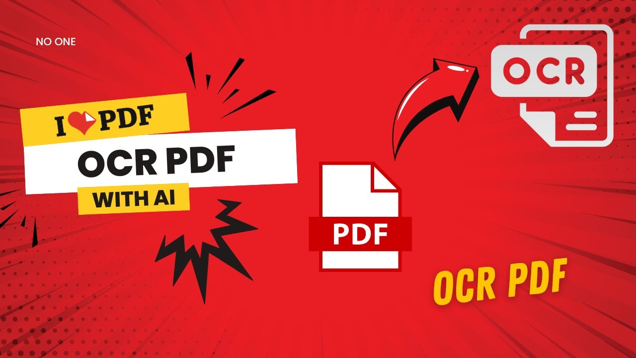 Convert PDFs to Editable Text with AI | OCR PDF Tool | iLove PDF Series Ep. 14