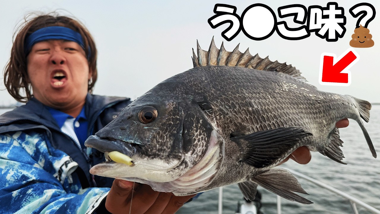 大阪湾のクロダイはう○この味がするって本当！？ - YouTube
