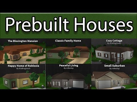 Reviewing All Prebuilt Houses Roblox Bloxburg Youtube - roblox welcome to bloxburg house blueprints