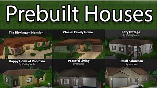 Reviewing All Prebuilt Houses Roblox Bloxburg Youtube - roblox bloxburg how to sell your house