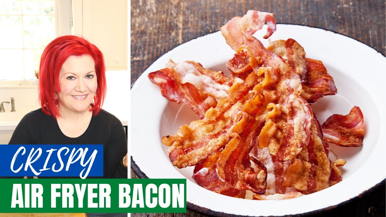 EASY CRISPY AIR FRYER BACON RECIPE The SIMPLE Steps on COOKING BACON