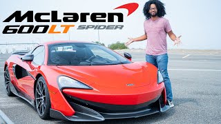 Drop-Top, British Flamethrower! | 2020 McLaren 600LT Spider Review by Forrest's Auto Reviews 30,386 views 3 years ago 24 minutes