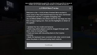 Minecraft Beta/Preview 1.19.50.24 | New Vex Design