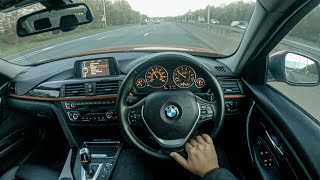 BMW 3 SERIES F30 320i SPORT TURBO - POV TEST DRIVE & REVIEW (UK)