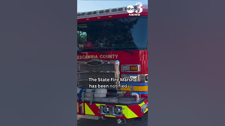 3 people taken to hospital after a fire in Escambia County, Florida