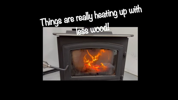 How to clean a WOOD STOVE DOOR glass – the ONLY WAY 