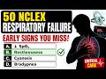 50 NCLEX Respiratory Failure Early Signs Critical Care #2026 #education #study #explore #fypシ゚viral