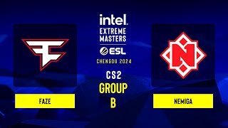 FaZe vs. Nemiga - Map 1 [Inferno] - IEM Chengdu 2024 - Group B