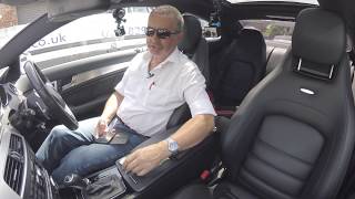 How to set the sat nav system in a 2013 Mercedes Benz C Class
