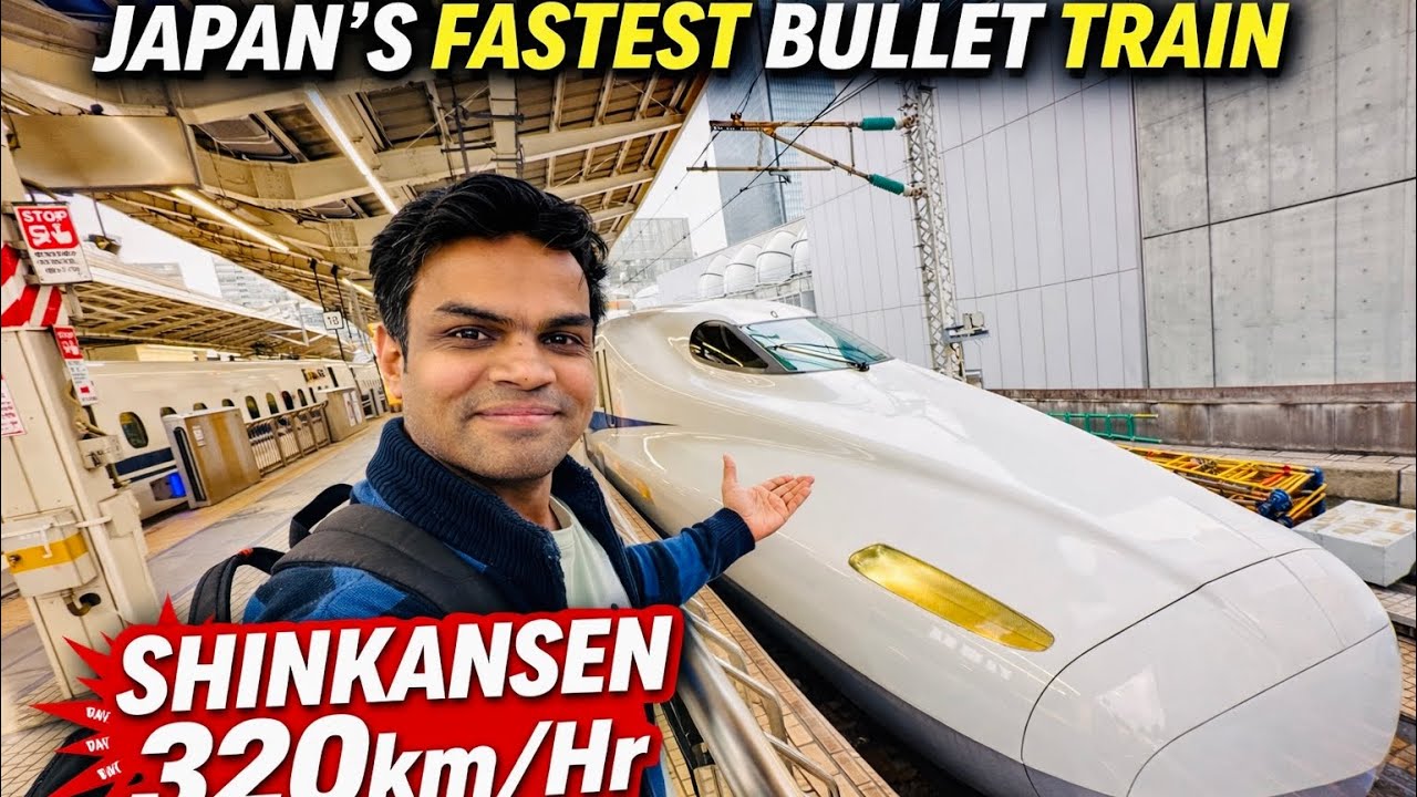 World's First & Japan's Fastest Bullet Train | Shinkansen Bullet Train Experience 🚄