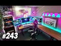 Room Tour Project 243  - BEST Desk & Gaming Setups!