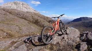 mountain biking the torridon loop from lochs to annat