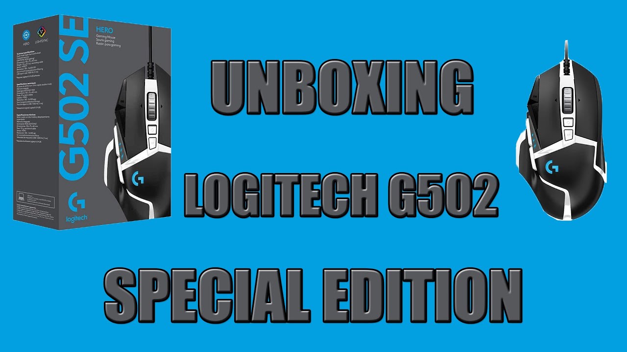 UNBOXING  SETUP: Logitech G502 Hero 