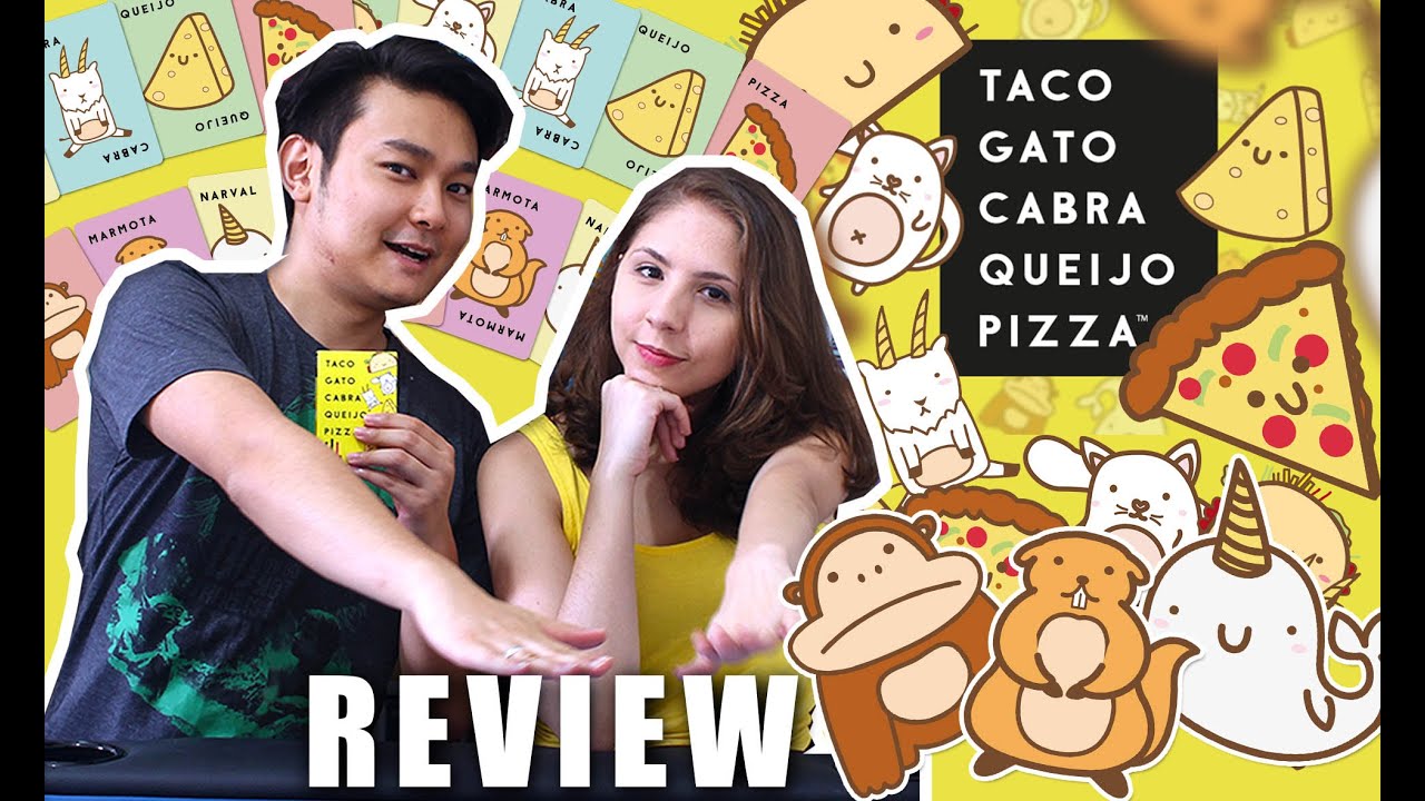 Taco Gato Cabra Queijo Pizza - Caixinha Boardgames