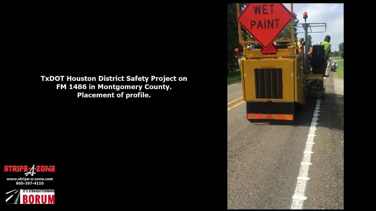Stripe-A-Zone using Borum 5000 in Texas and Mississippi - YouTube