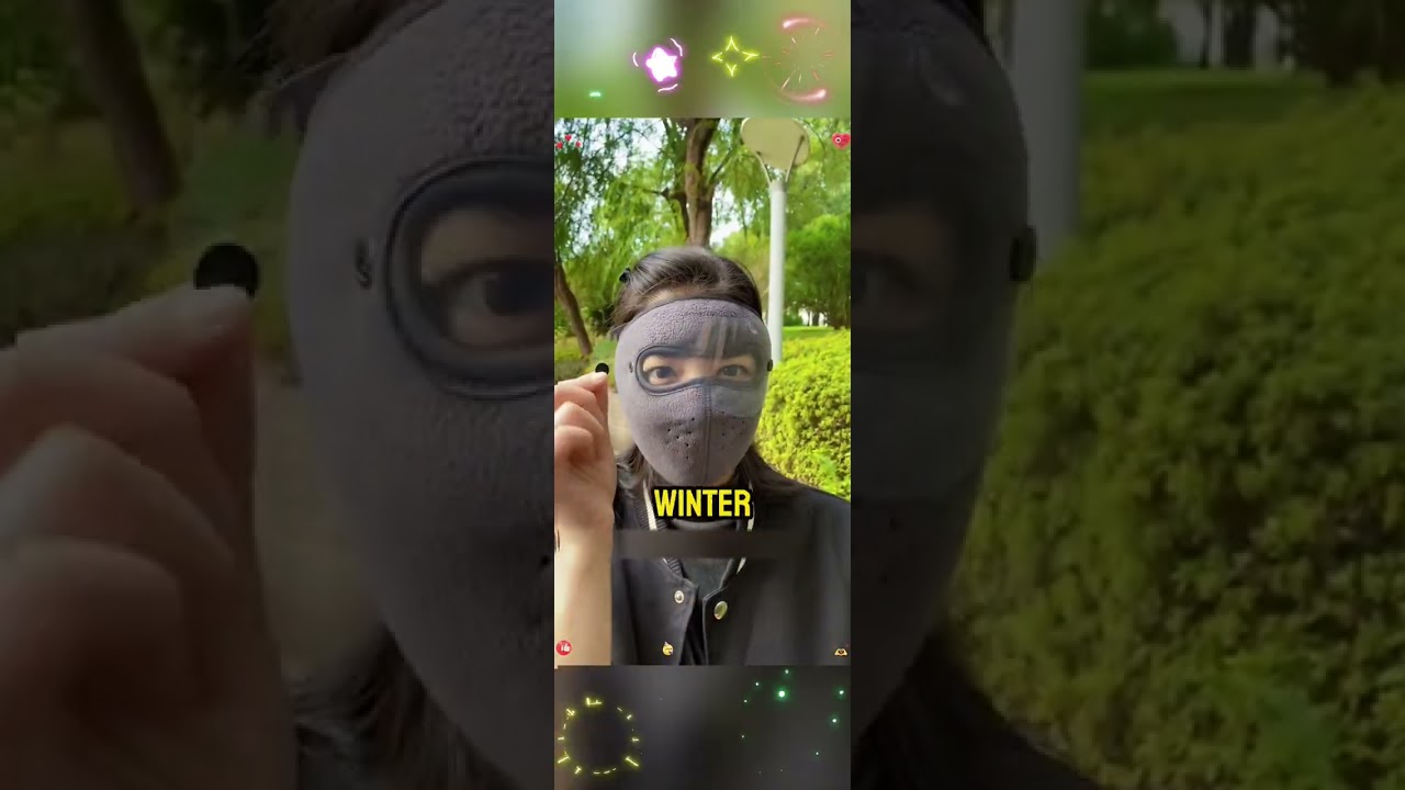 Ultimate 3-in-1 winter face mask: stay warm & protected! 