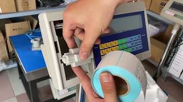 Cách thay giấy cho cân điện tử in tem IND-LP | Cân điện tử in tem dán