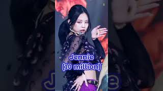 Famous Black pink members net worth in (2023) 😘#lisa #rose #jennie #jisoo 😘❤️🥰🤩💓💗😍 Net Worth