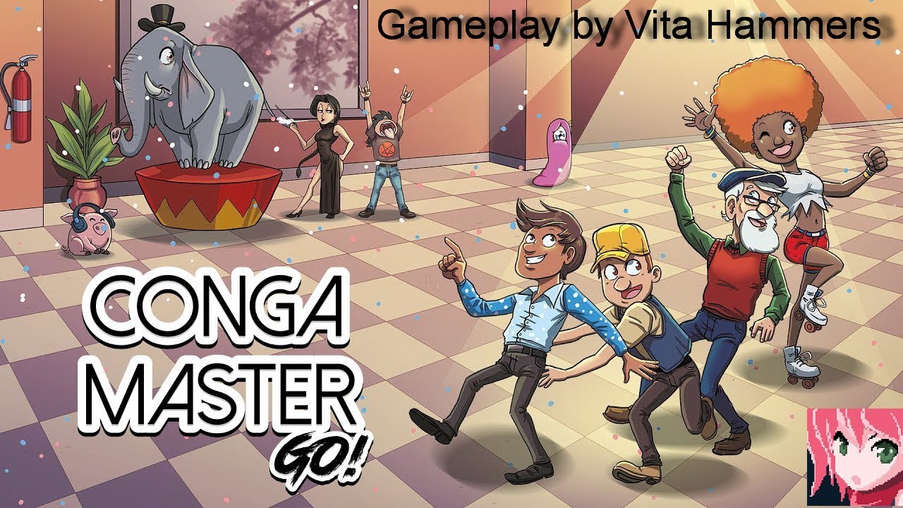 Conga Master Go! Gameplay on PS Vita also on (Xbox One-PS4-PC-Switch)