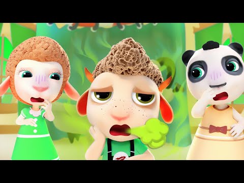 The Burp Monster: A Funny Story for Kids | Cartoon for Kids | Dolly and Friends