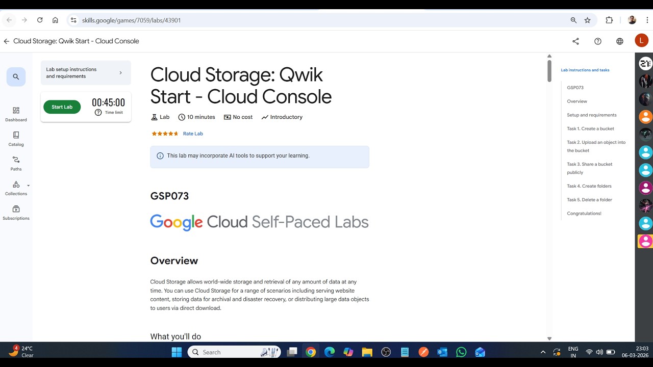 [NEW] Cloud Storage: Qwik Start - Cloud Console || Update Lab Solution ...