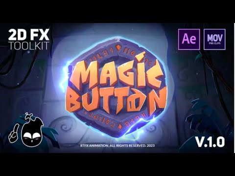 Magic Button - 2D FX animation toolkit [After Effects + Pre-rendered clips]