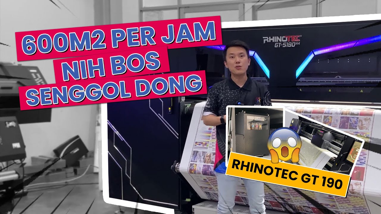 SEBERAPA CEPAT MESIN SUBLIMASI PRINTING RHINOTEC GT-190S