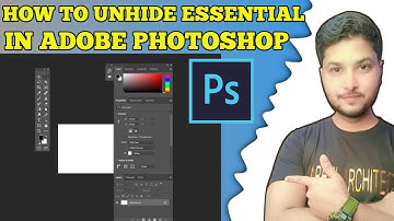 How to Unhide Essential in adobe Photoshop | Tutorial urdu English 2025 | Nabeel Architect