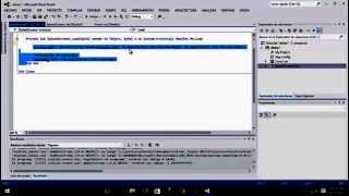 Solucion en Visual Basic studio 2012 tutorial 1