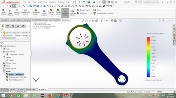 Connecting rod analysis in solidworks
